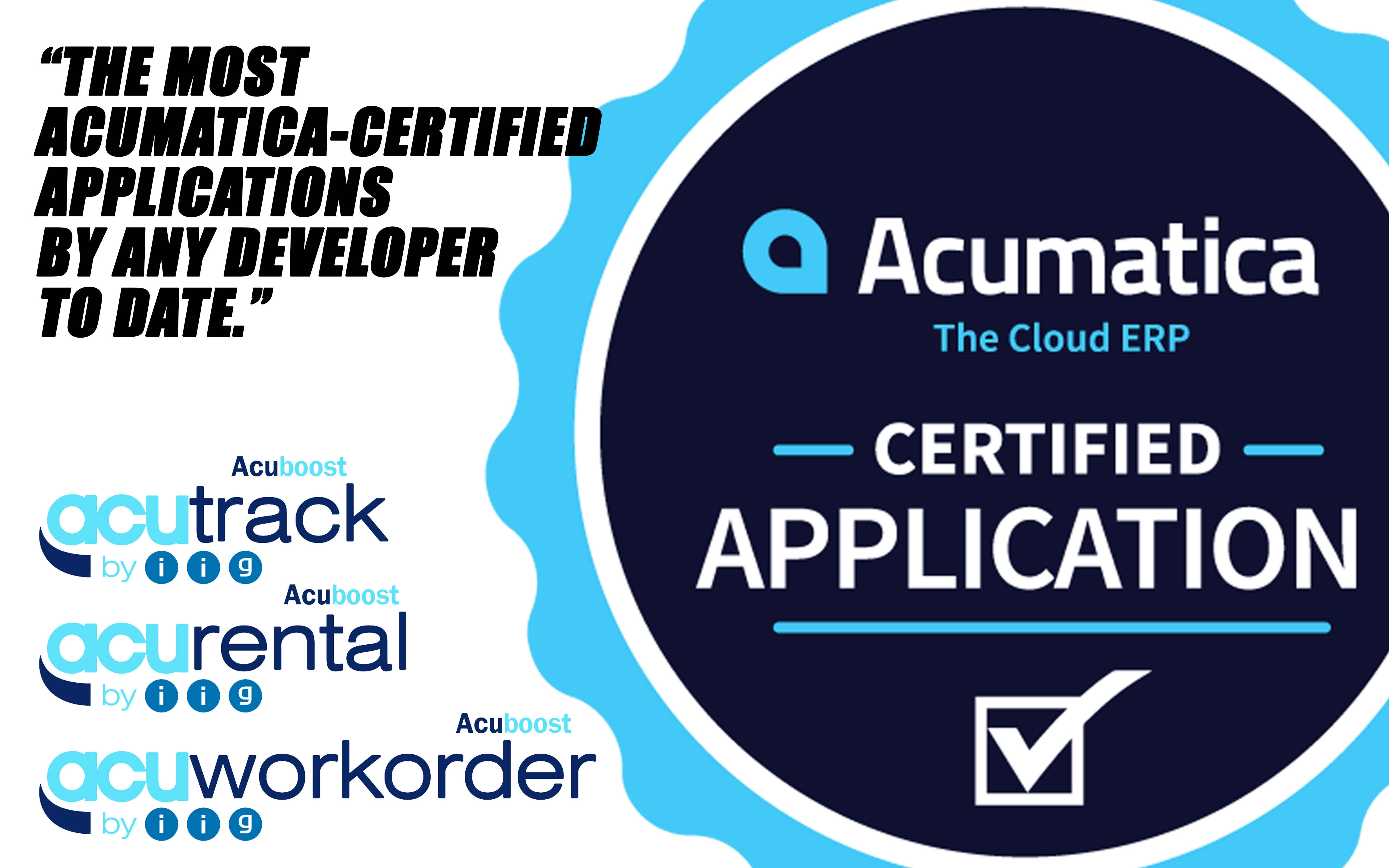 3 Acumatica-Certified Applications | Meet IIG at Acumatica Summit 2019