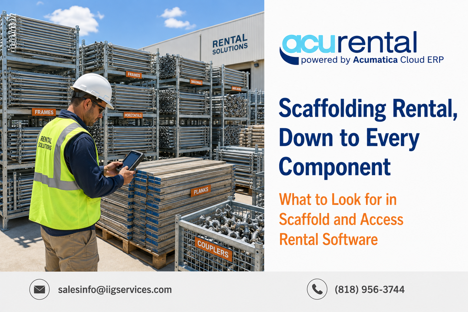 Scaffolding Rental Management: What to Look for in Scaffold and Access Rental Software