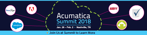 ACUMATICA SUMMIT 2018 – IIG LISTED AS GOLD SPONSOR